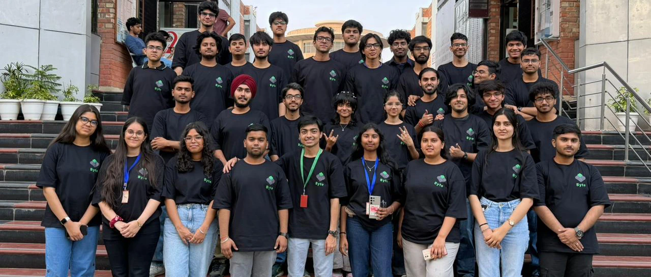 BYTE MAIT members at Maharaja Agrasen Institute of Technology